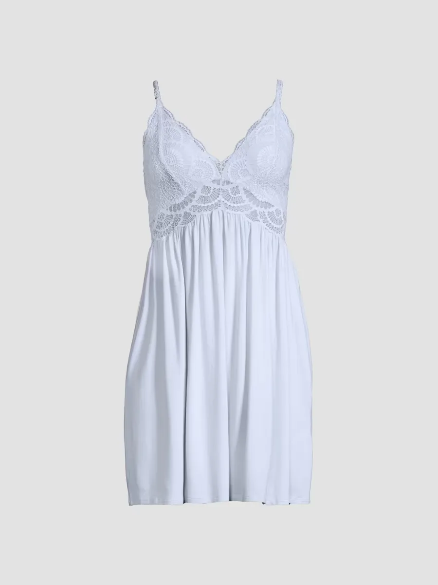 Mariana Modal Lace-Trim Chemise