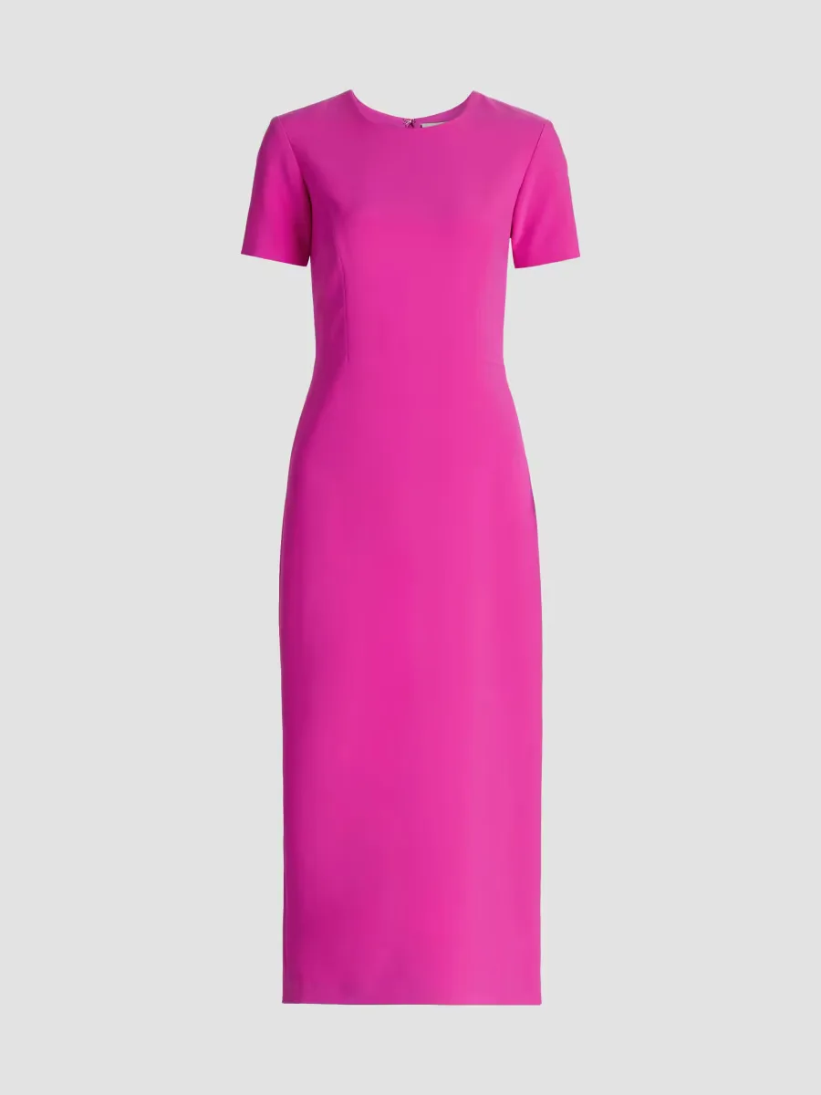 Tamara Back-Slit Midi-Dress