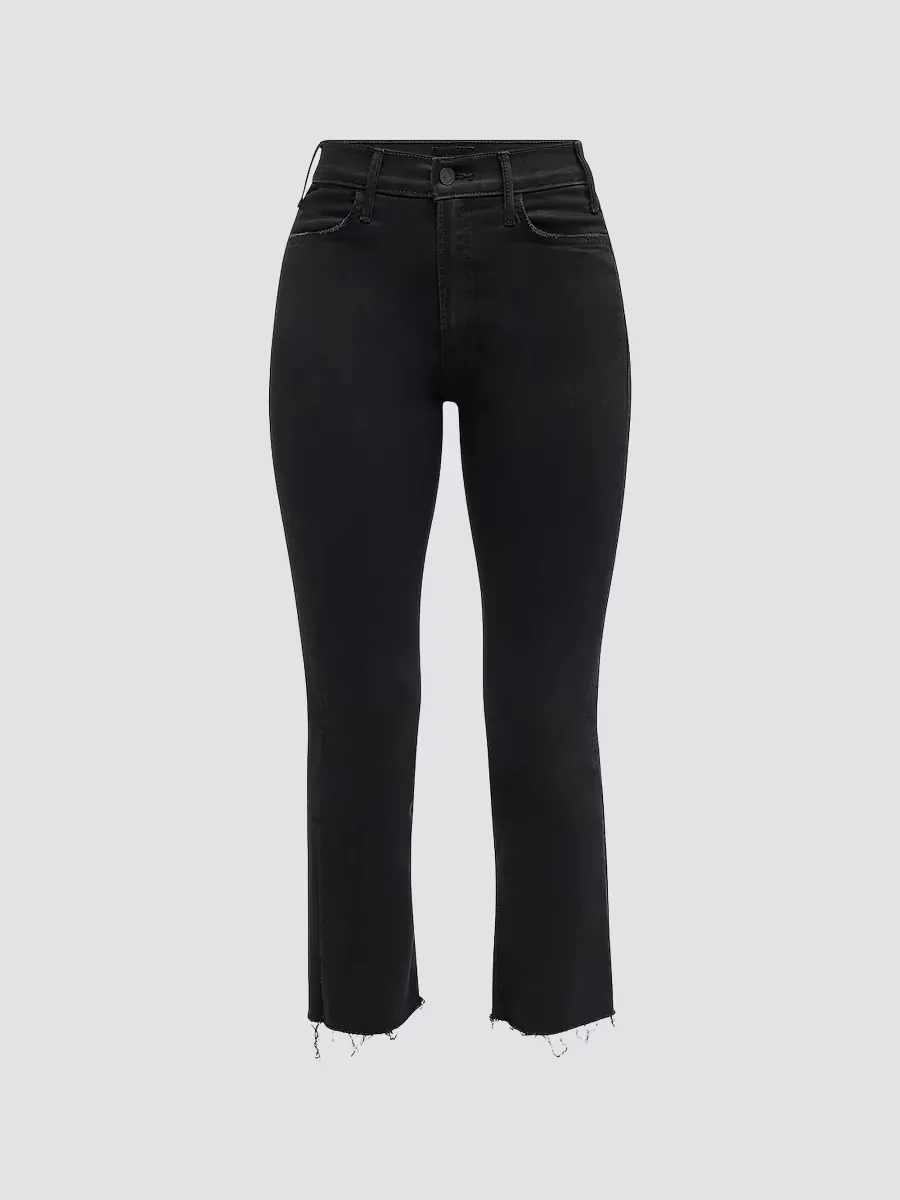 Lil Hustler Ankle Fray High-Rise Stretch Jeans