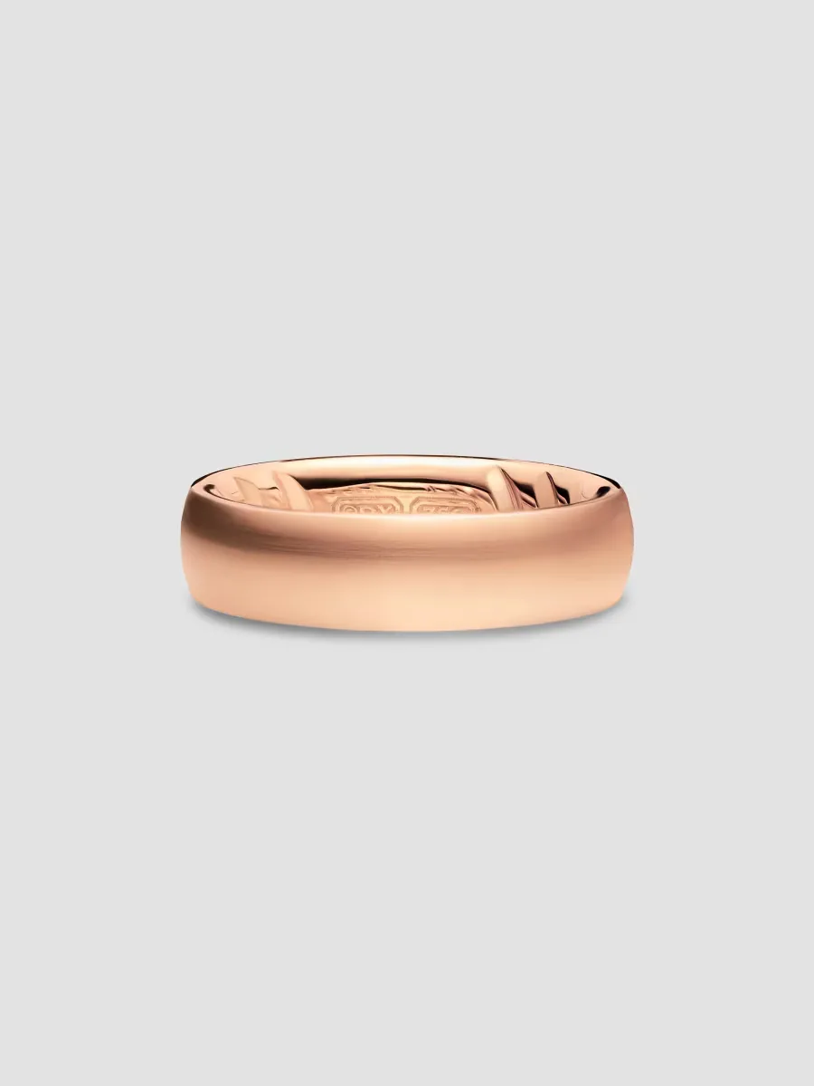Streamline Band Ring in 18K Rose Gold, 6.2MM by David Yurman