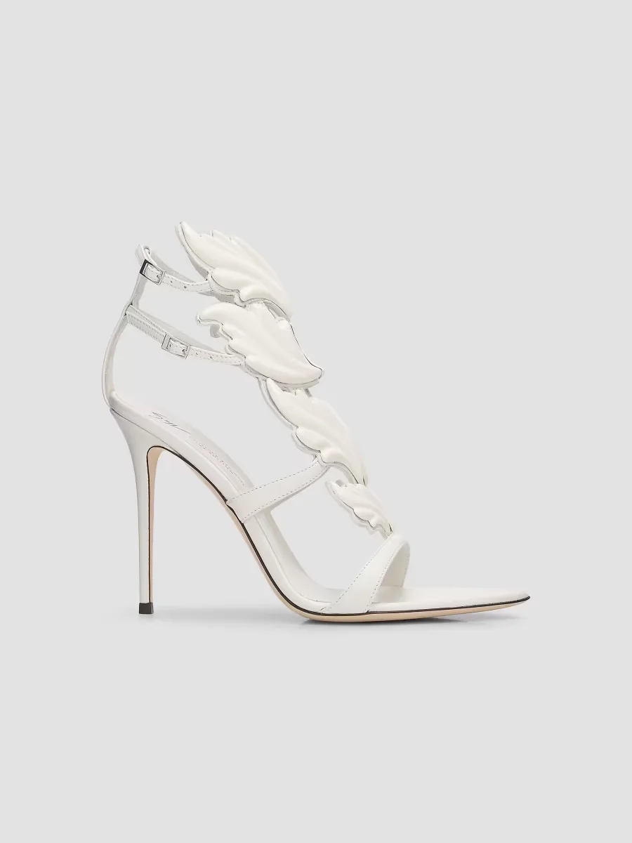 Intrigo 105MM Cruel Wing Leather Sandals by Giuseppe Zanotti