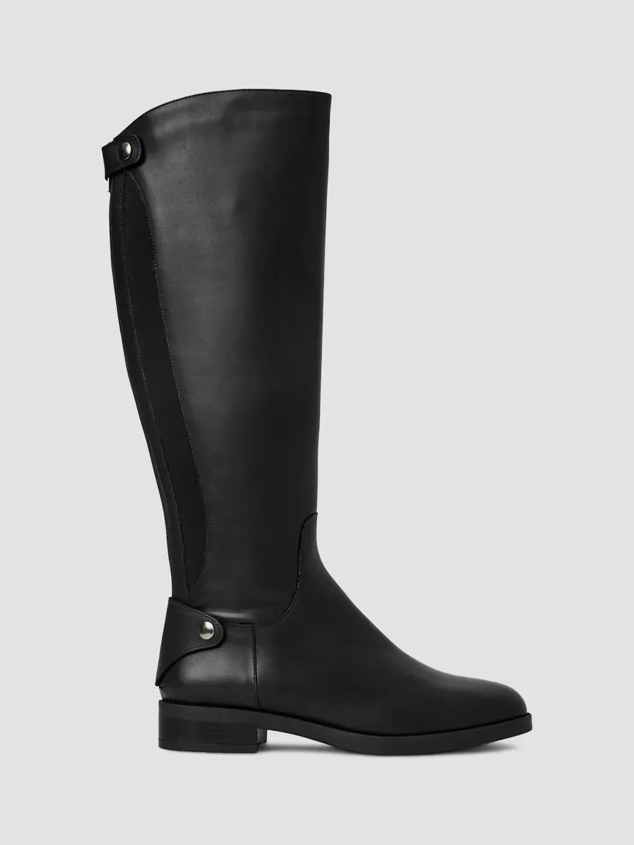 Rebekah 25MM Leather Knee-High Boots by Aquatalia