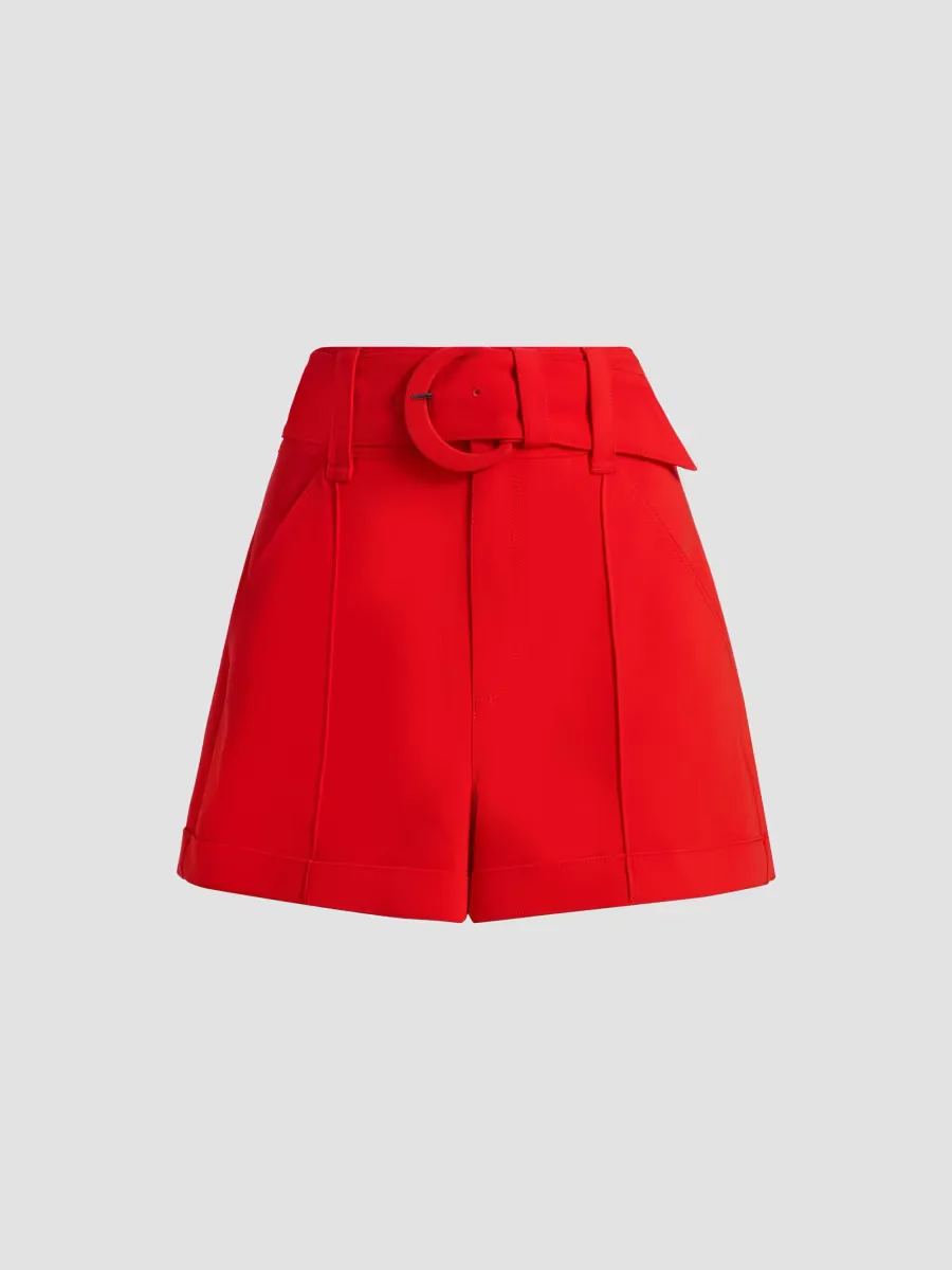 Aldi Belted High-Waisted Shorts