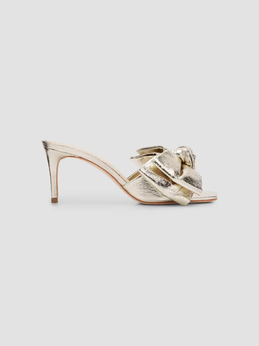 Felicity 70MM Leather Slip-On Mules by Cinq  Sept