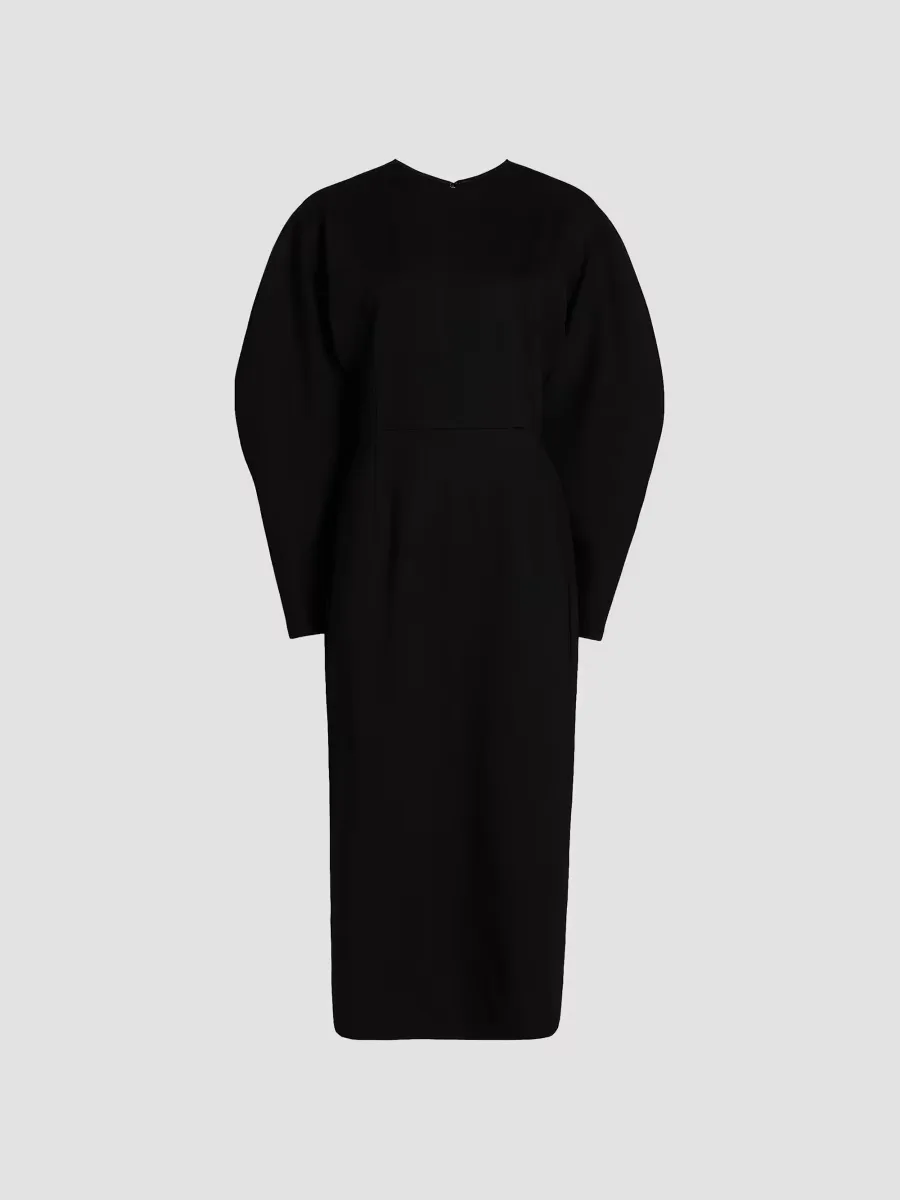 Arc Crewneck Midi-Dress