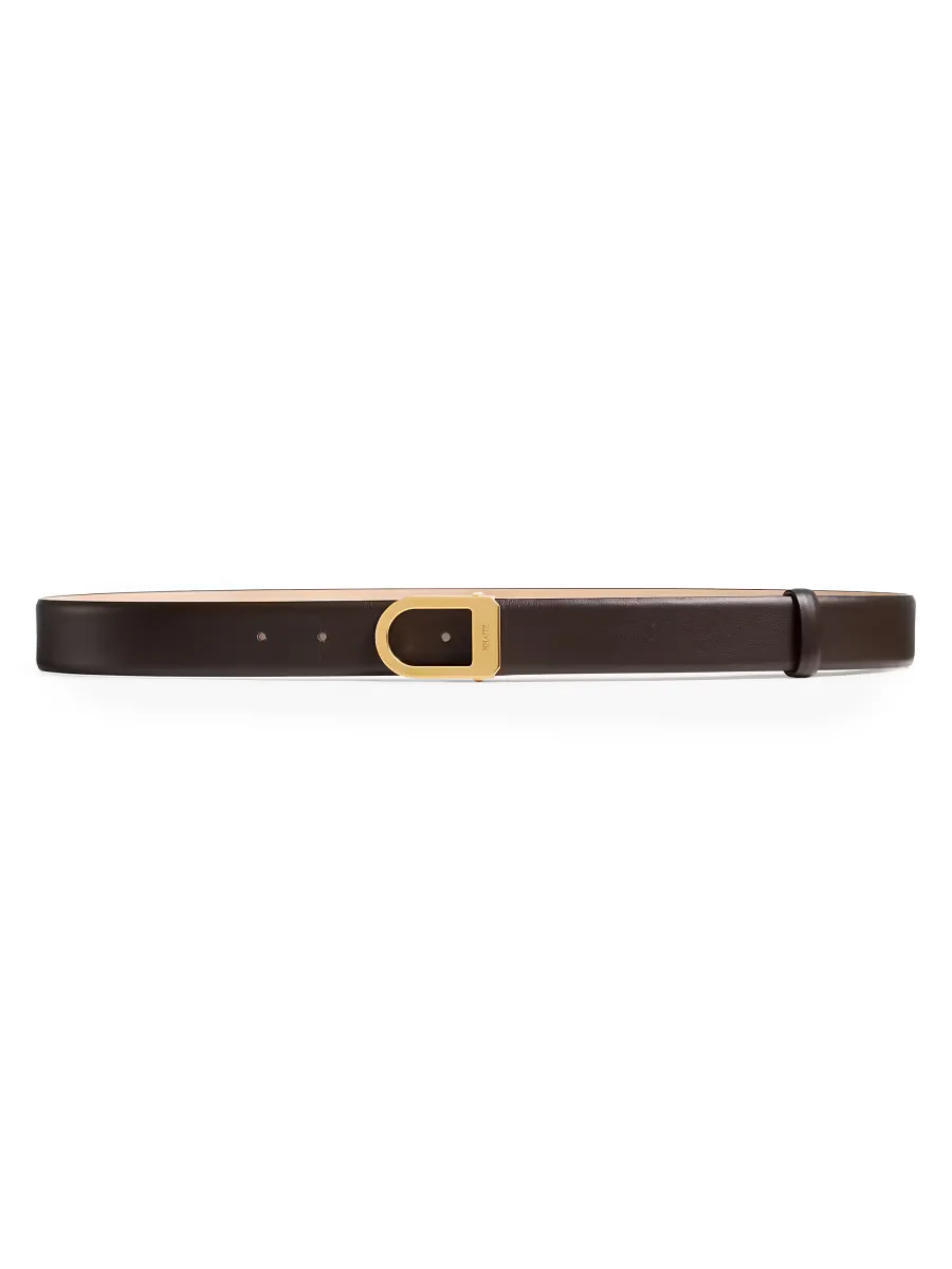 Saddle Leather Belt by Khaite