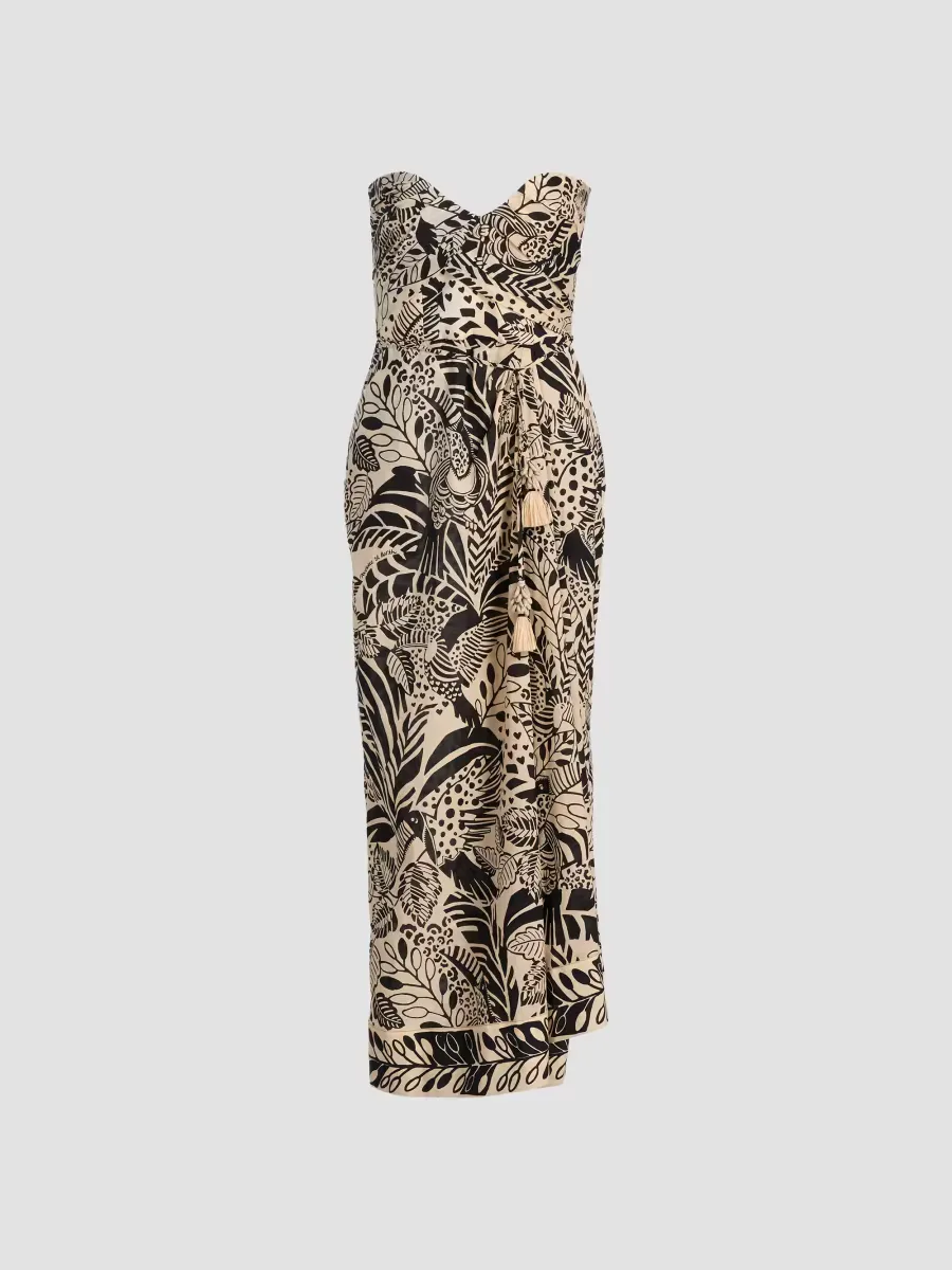 Collina Printed Cotton Midi-Dress by Poupette St Barth