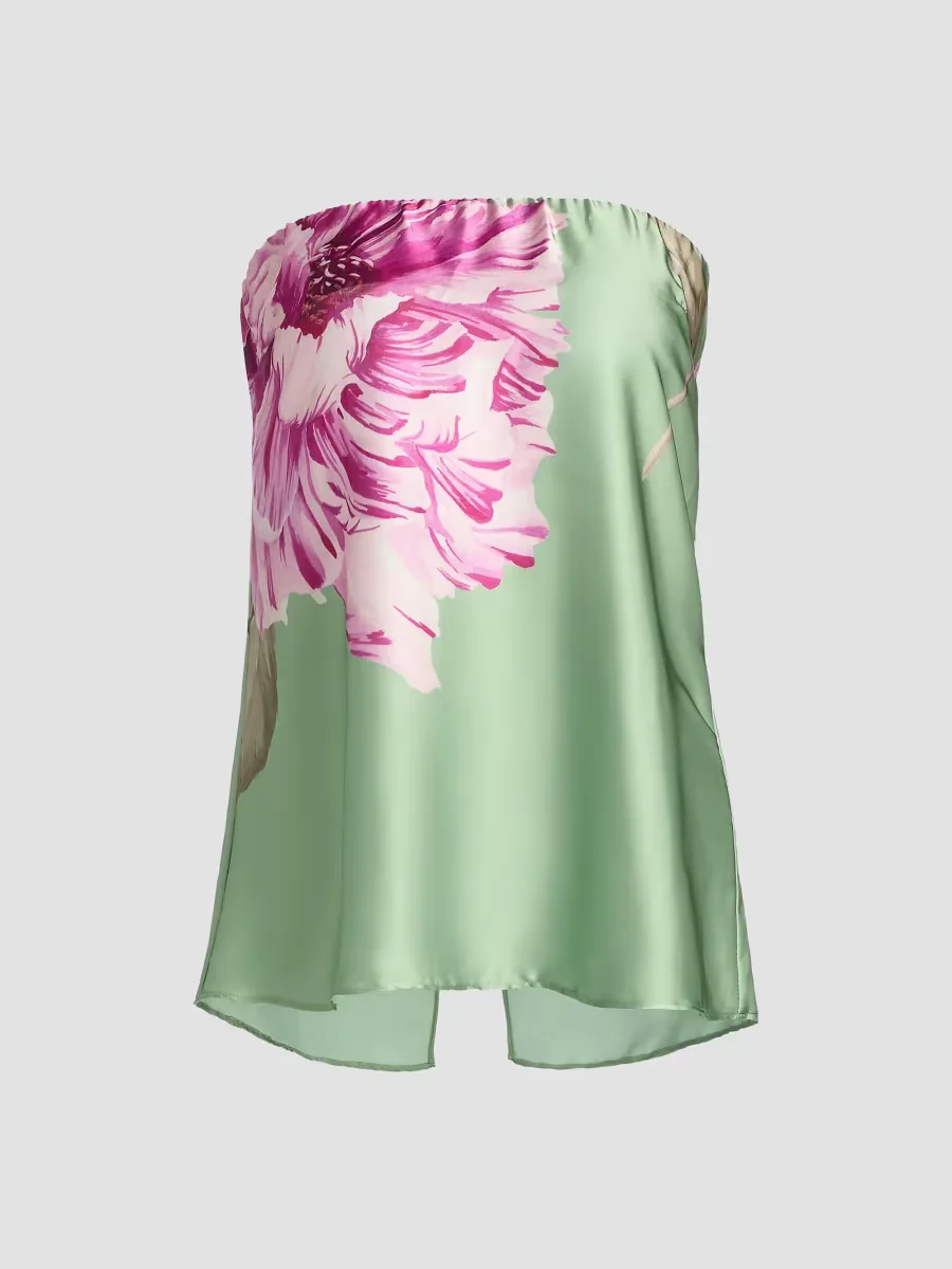 Yassi Floral Strapless Top by Misa