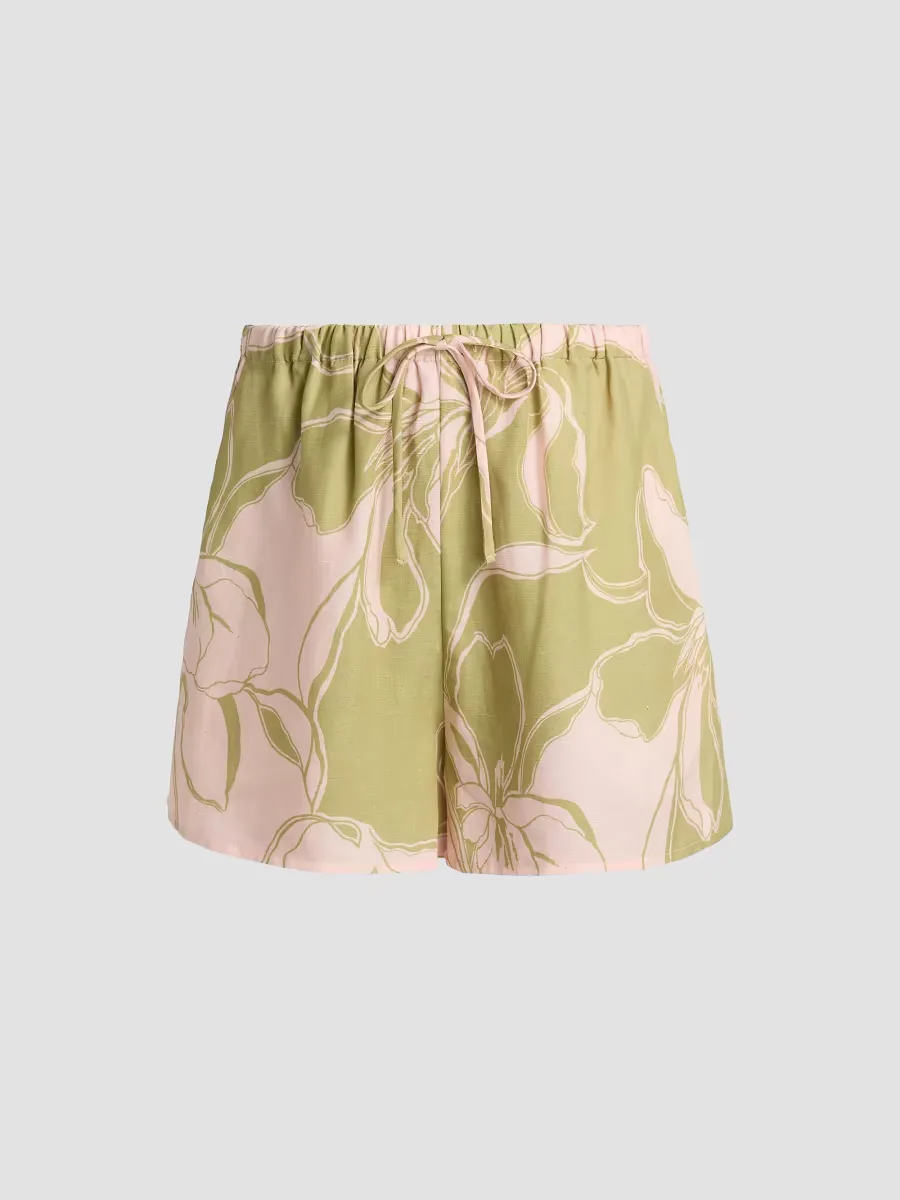 Asher Linen-Blend Shorts by Misa