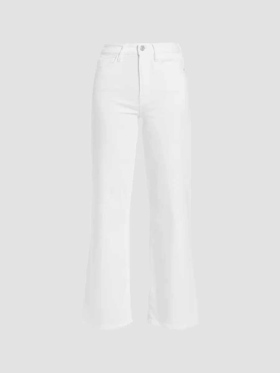Le Slim Palazzo Mid-Rise Stretch Flare Jeans by FRAME