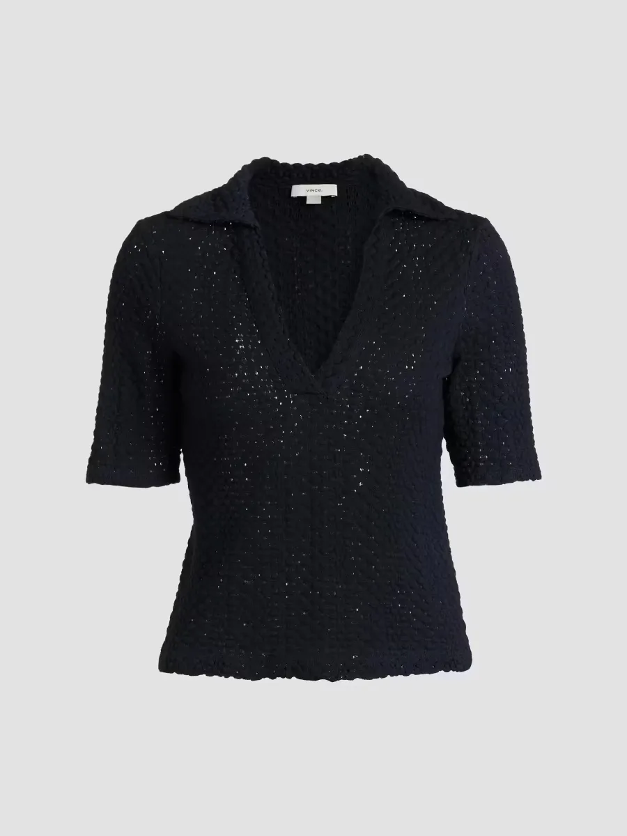 Embellished Polo Shirt by Vince