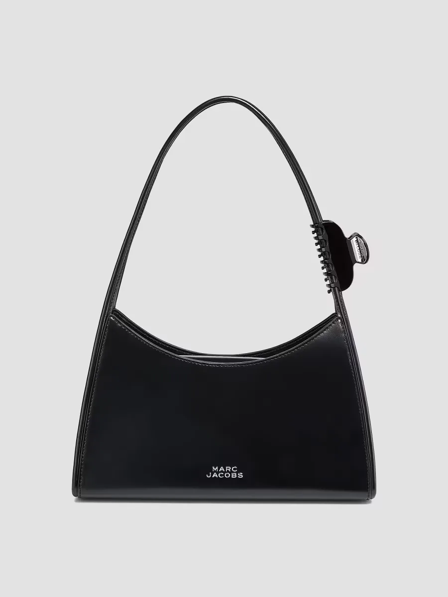The Glam Claw Clip Leather Shoulder Bag by Marc Jacobs