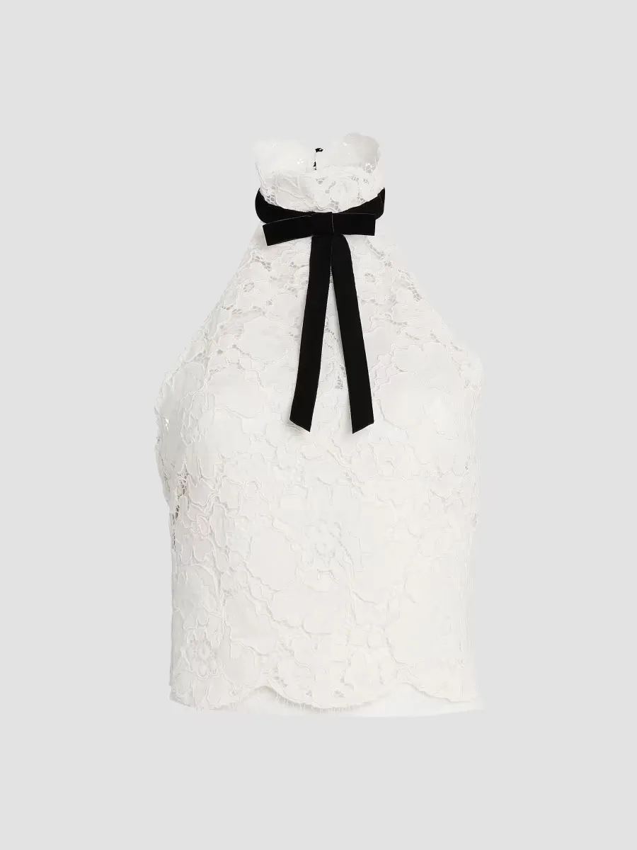 Ravenna Lace Top by Retrofête