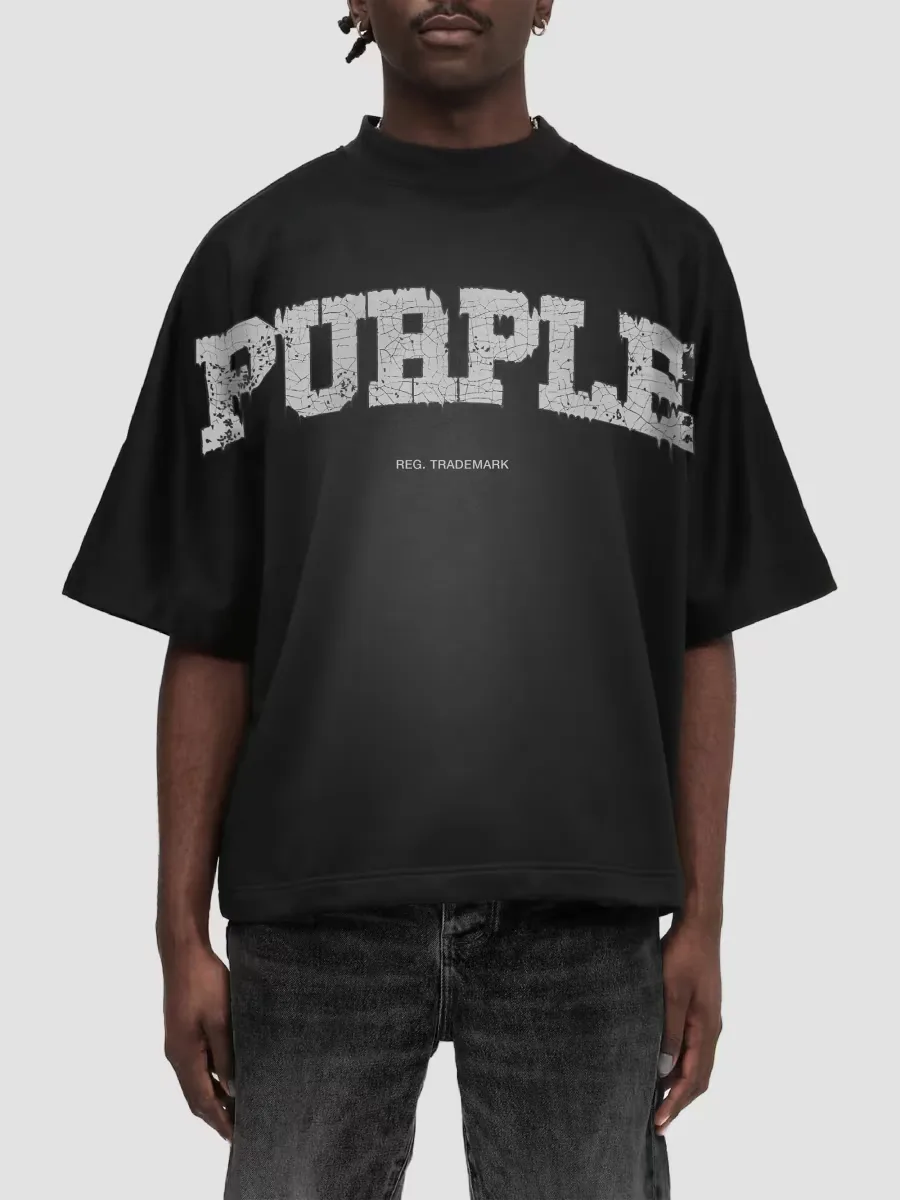 Textured Jersey Oversized T-Shirt by Purple Brand