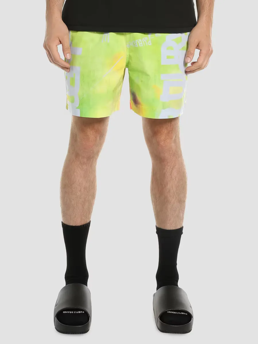 All Around Logo Shorts by Purple Brand