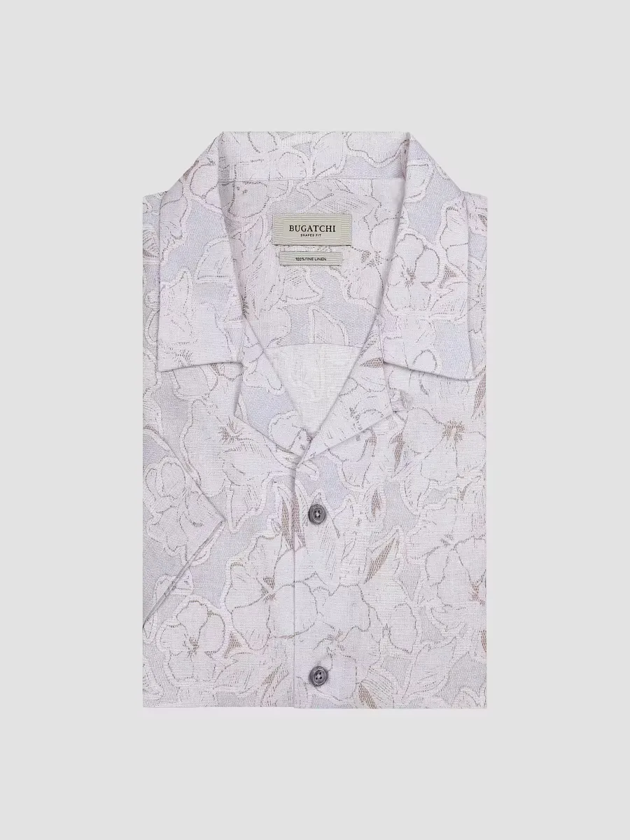 Jackson Linen Camp Shirt by BUGATCHI
