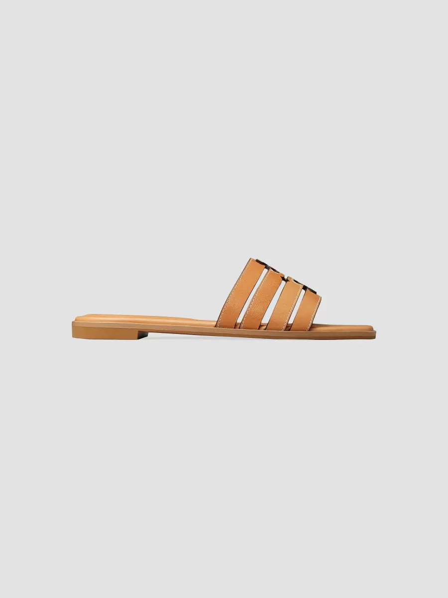 Ines Caged Leather Sandals by Tory Burch