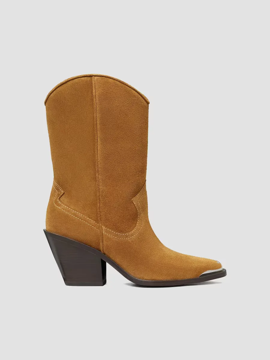 75MM Suede Boots by Tory Burch