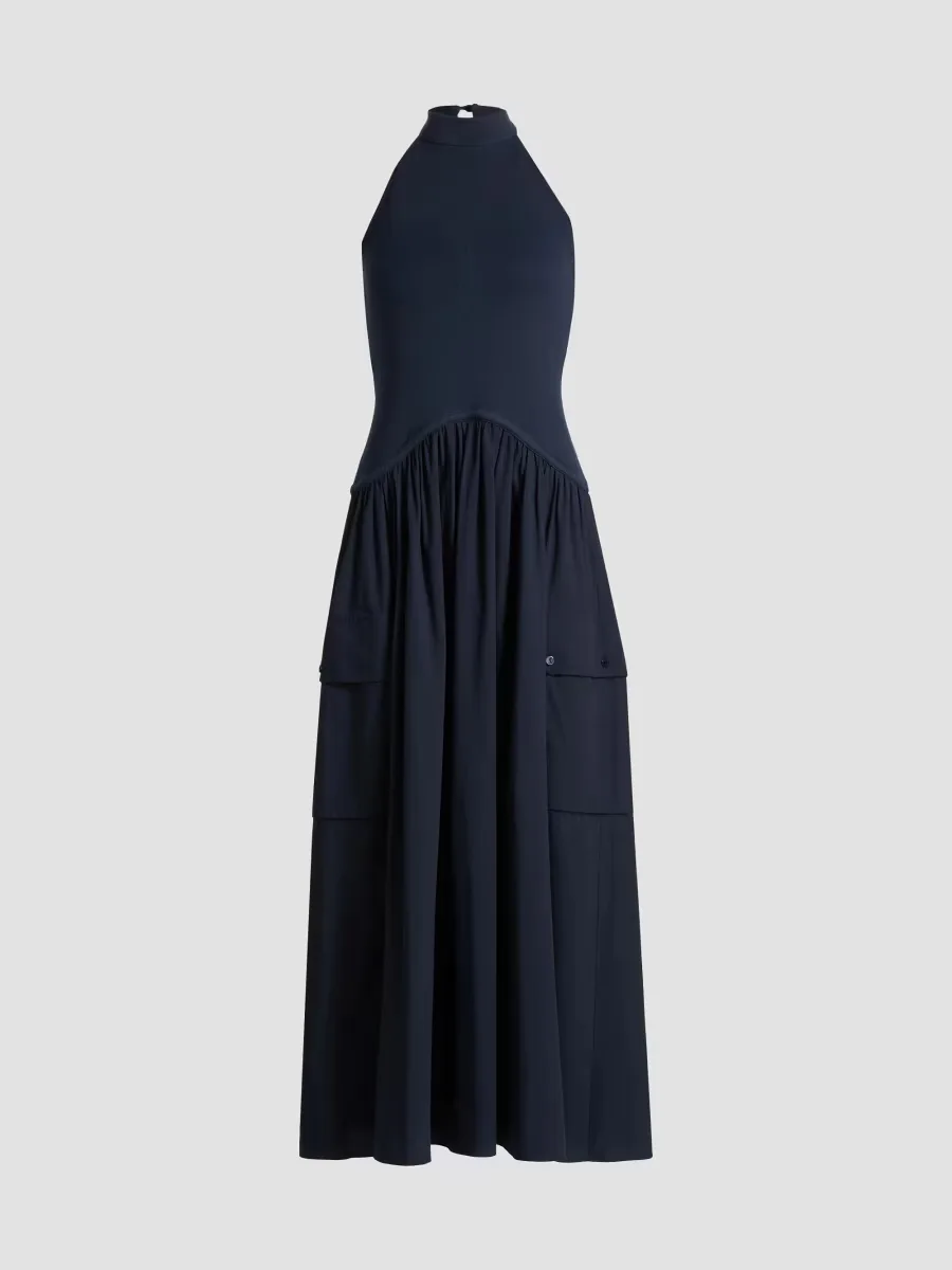 Simonne Cotton-Blend A-Line Maxi Dress by Ramy Brook