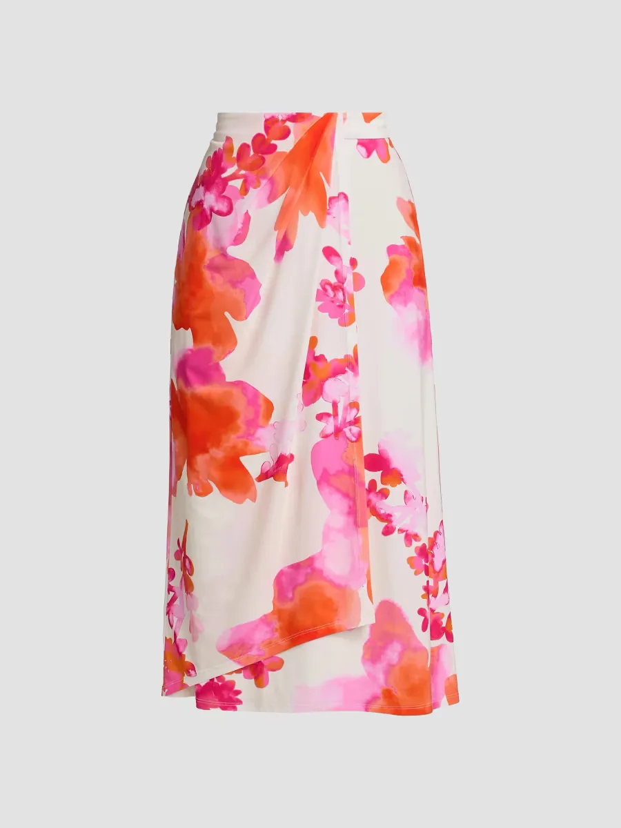 Brielle Floral Midi-Skirt