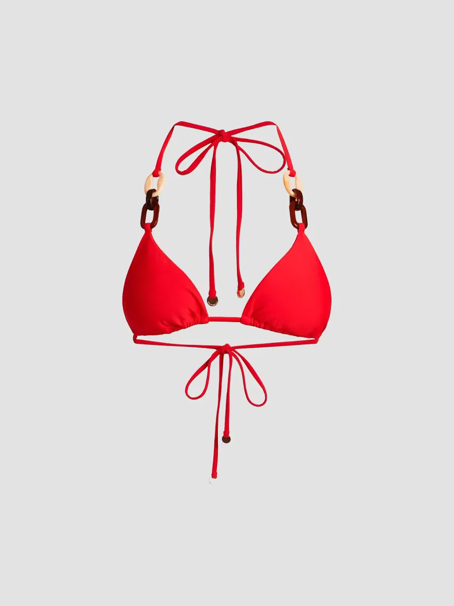 Nancy Halterneck Bikini Top by Ramy Brook