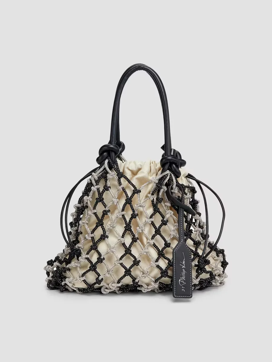 Mini Crystal Macram Handbag