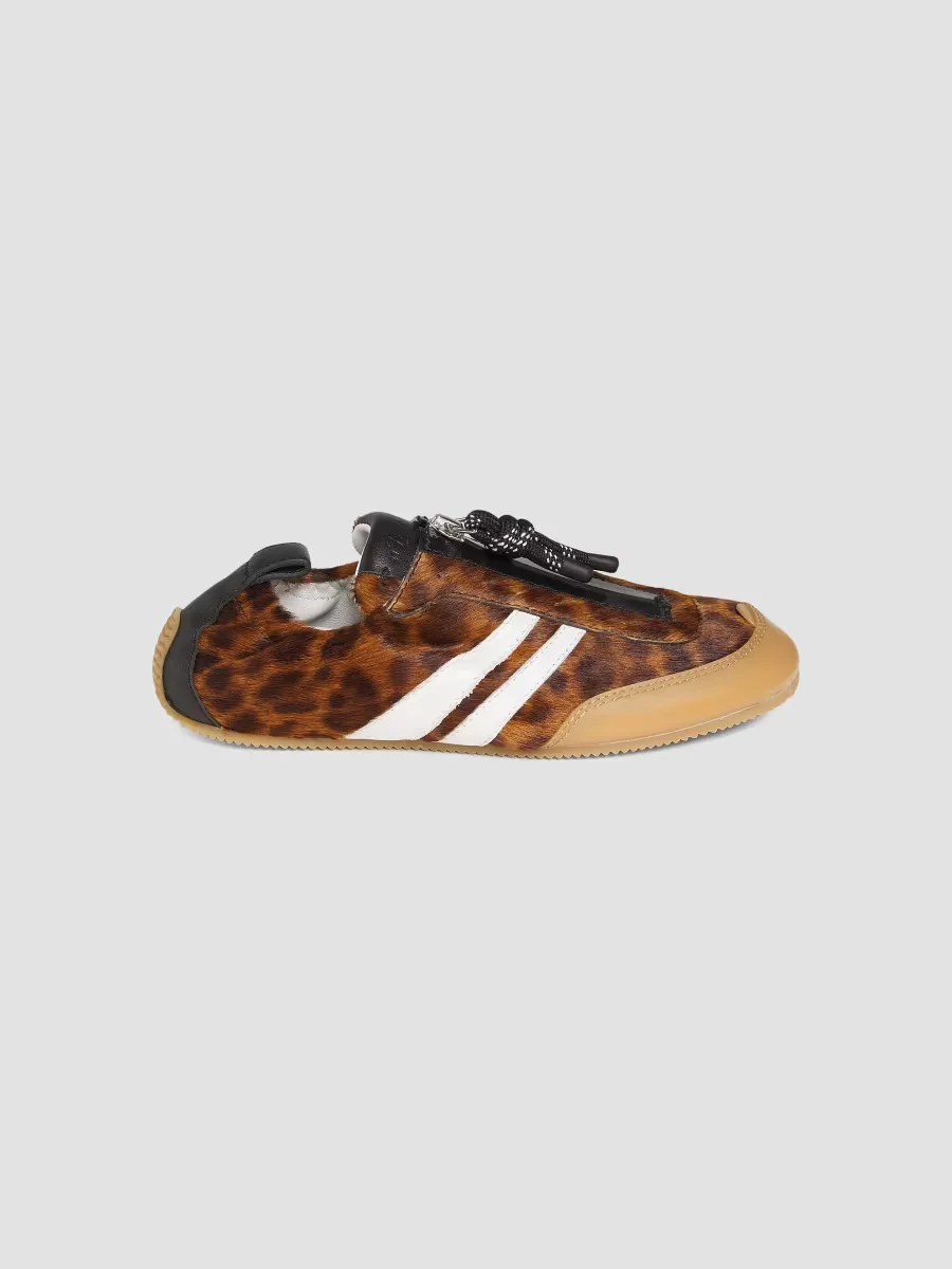 On the Go Leopard-Print Calf Hair Low-Top Sneakers by 3.1 Phillip Lim