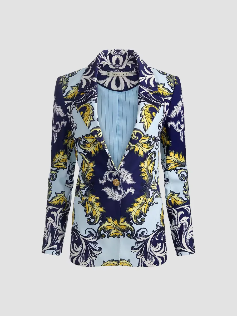 Hope Printed Fitted Blazer