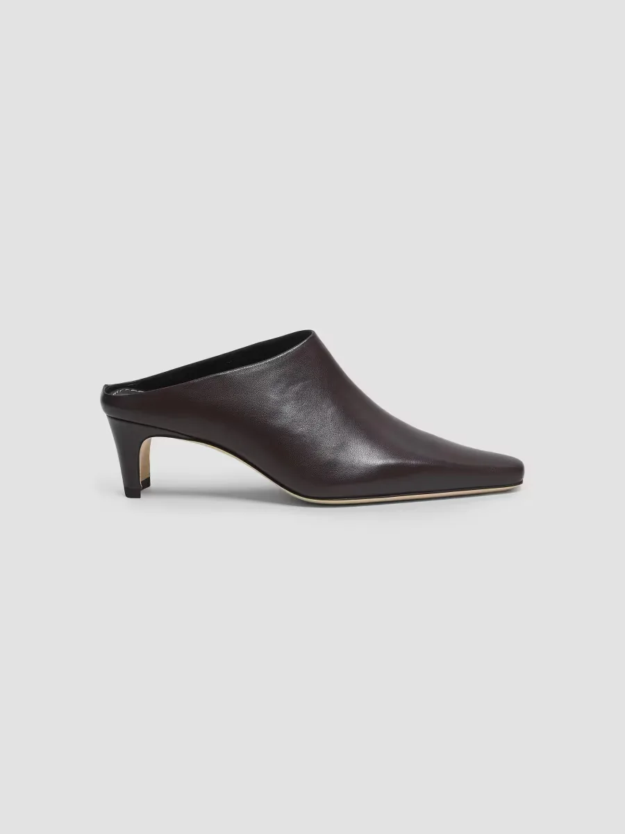 Wally 55MM Leather Mules by STAUD