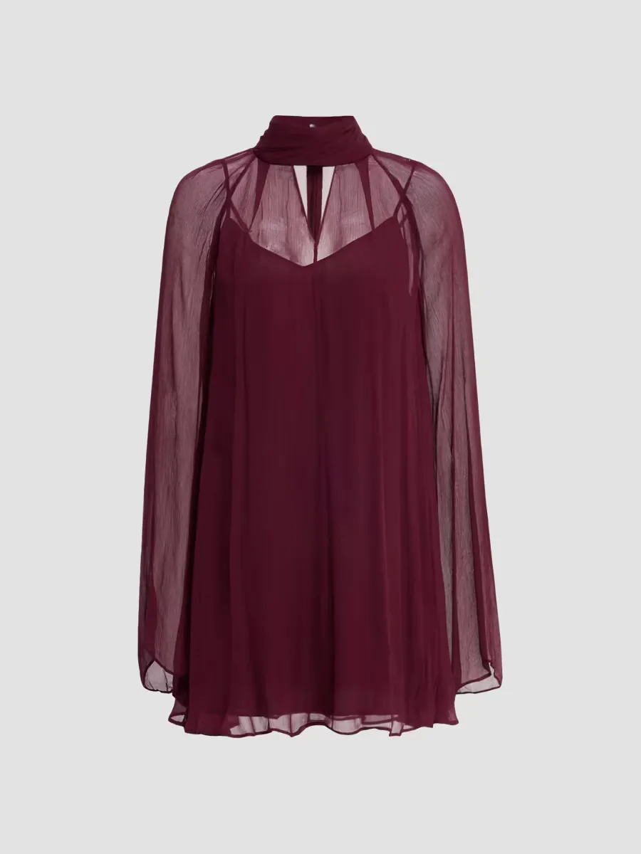 Esther Semi-Sheer Minidress by STAUD
