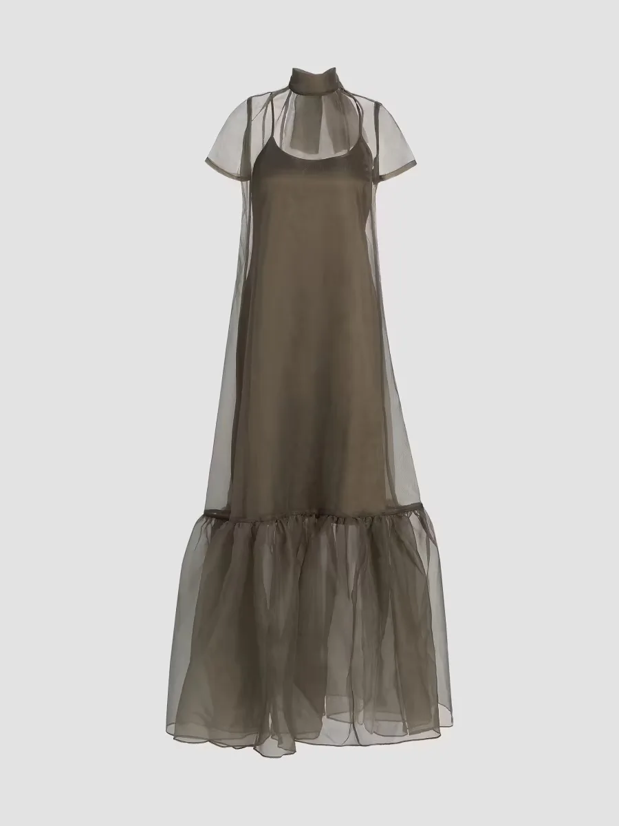 Calluna Sheer Organza Gown by STAUD
