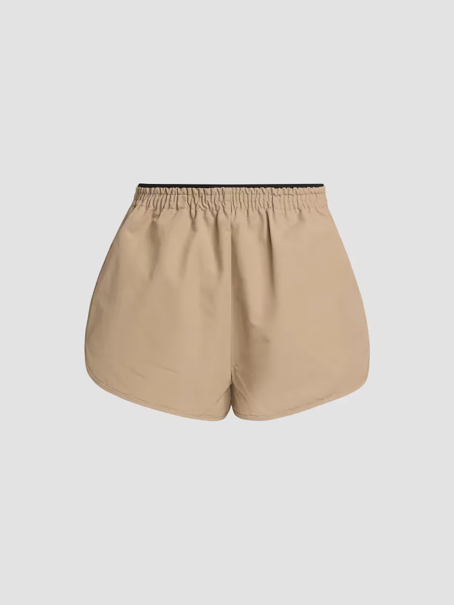 Anchor Cotton-Nylon Shorts by STAUD