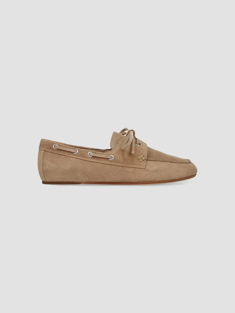 Marin Suede Boat Shoes by Vince