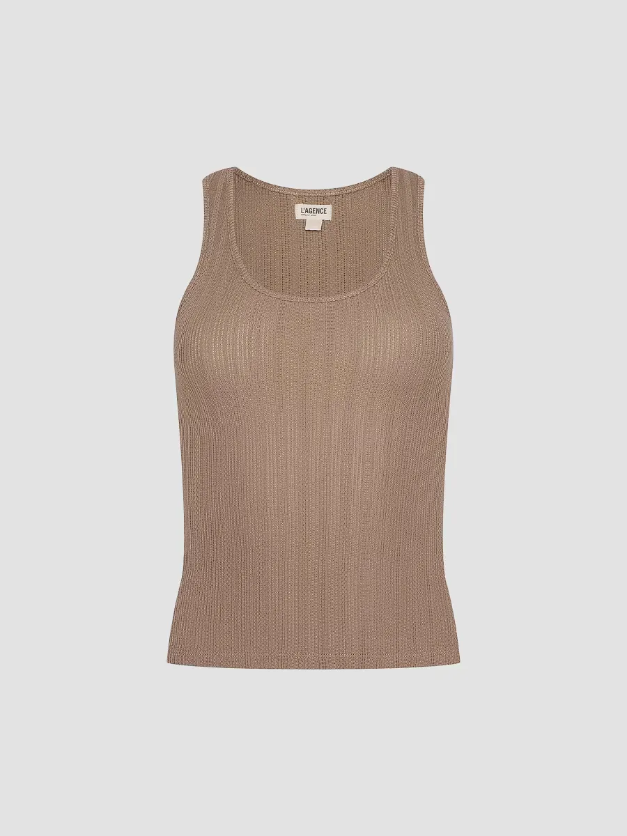 Adira Cotton Scoopneck Tank