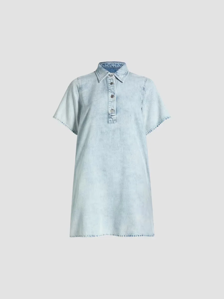 Ultra Featherweight Jocelyn Denim Mini Shirtdress by rag & bone