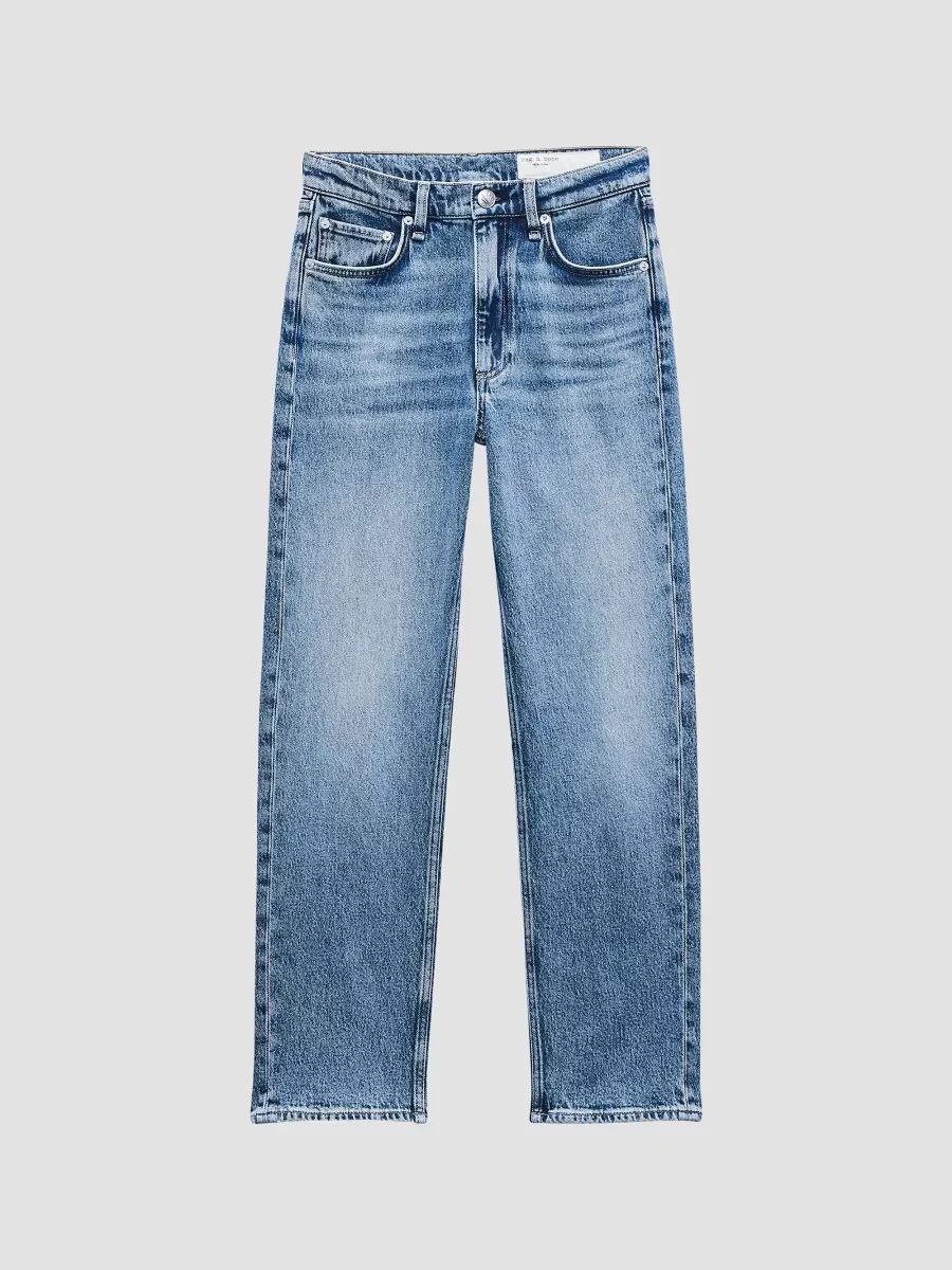 Harlow Mid-Rise Ankle Straight Jeans by rag & bone