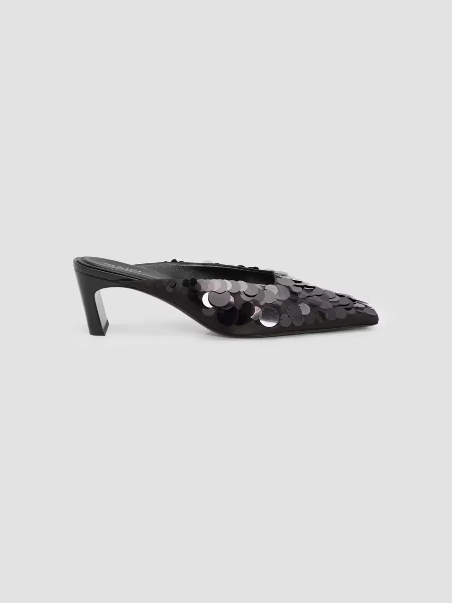 Kai 55MM Paillette Satin Mules by rag & bone