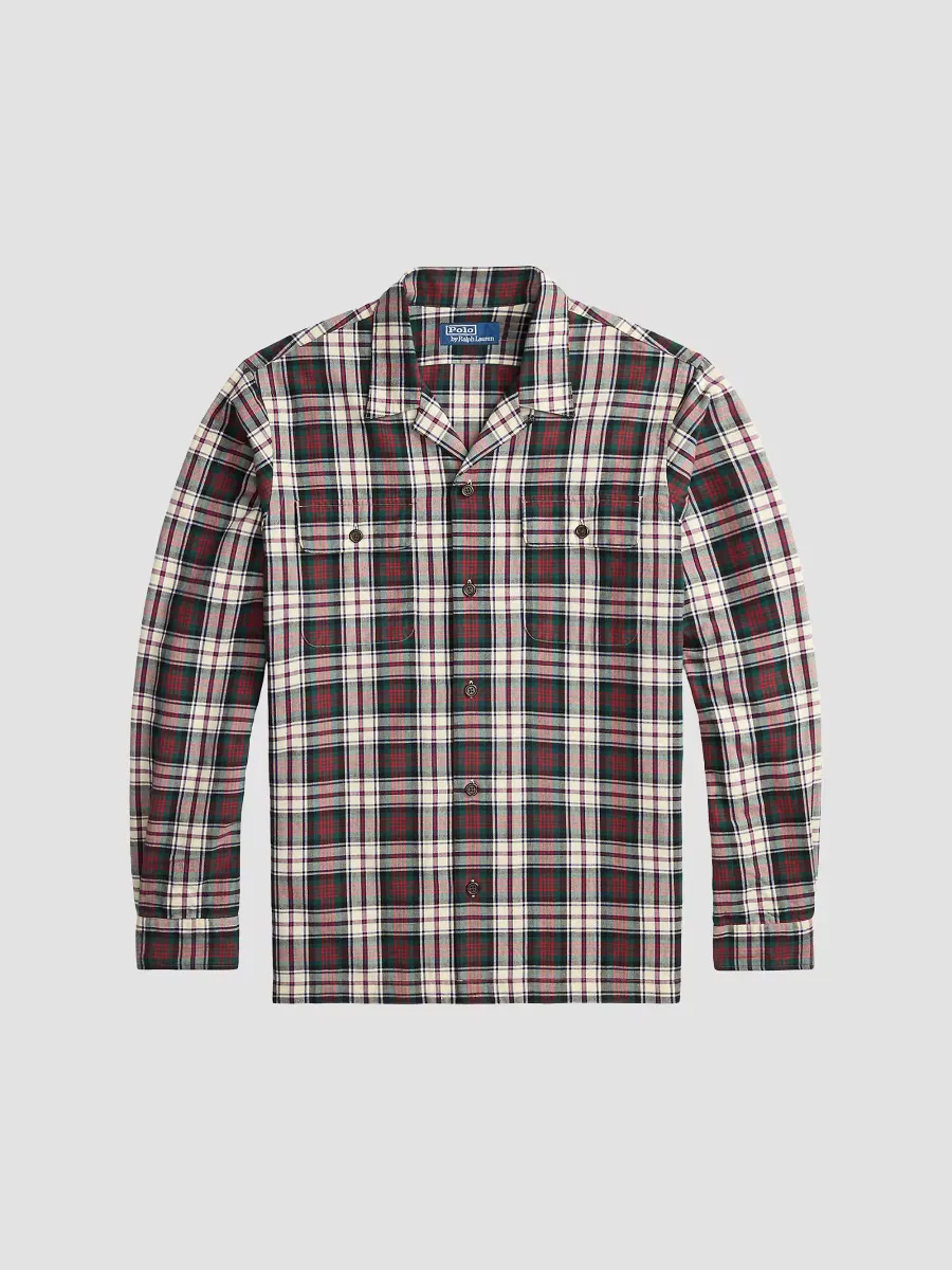 Plaid Brushed Cotton Oxford Shirt by Polo Ralph Lauren