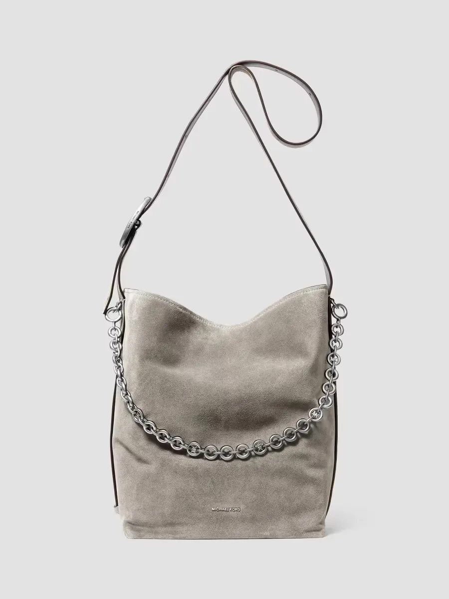 Nolita Suede Crossbody Bucket Bag by Michael Kors