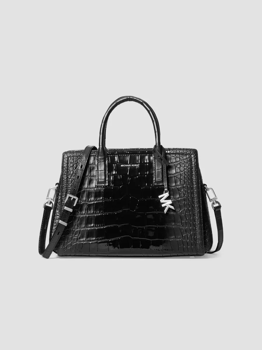 Laila Medium Satchel Bag by Michael Kors