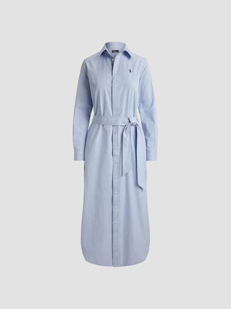 Striped Woven Cotton Shirtdress by Polo Ralph Lauren