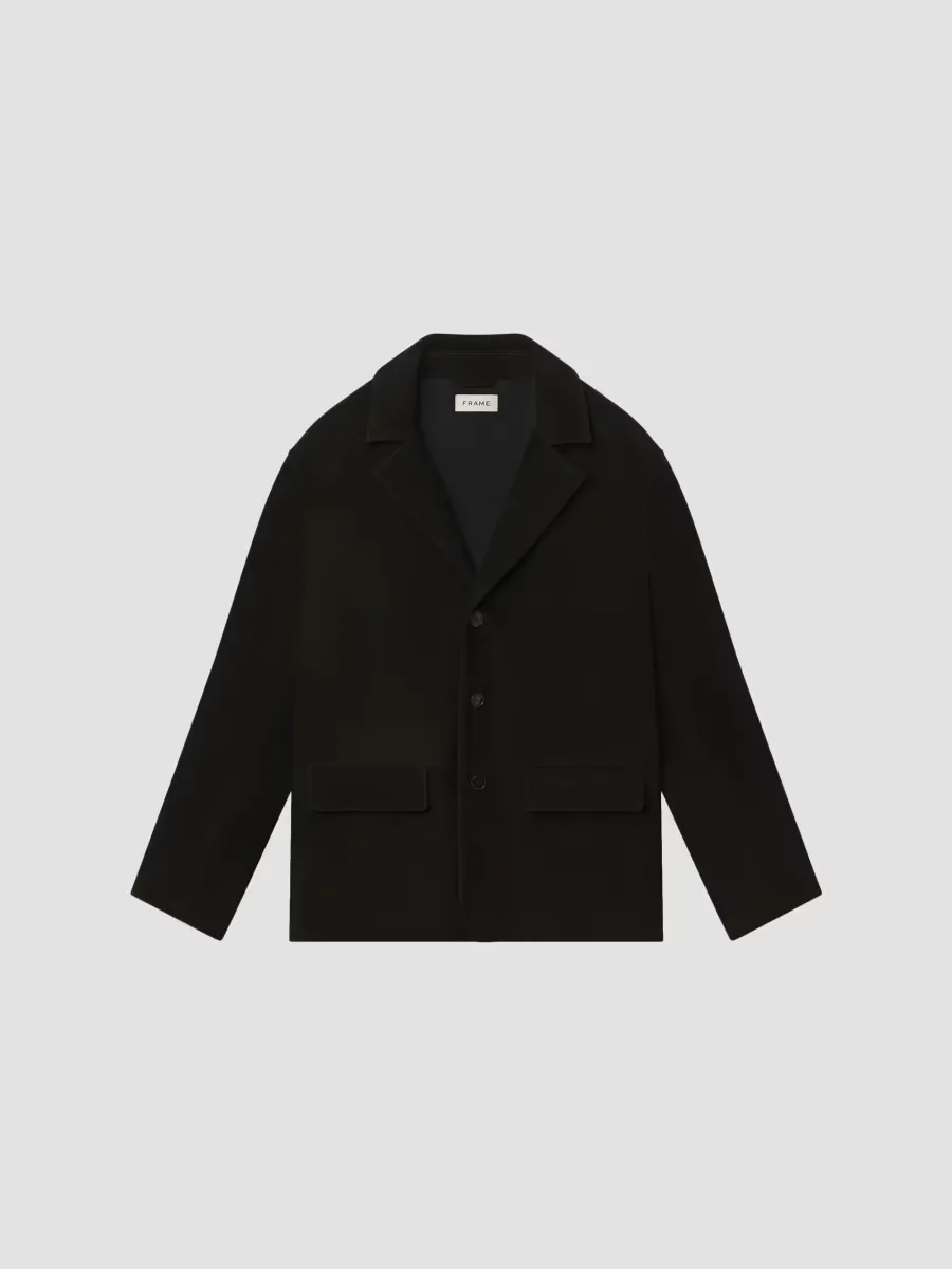 Suede Single-Breasted Blazer by FRAME