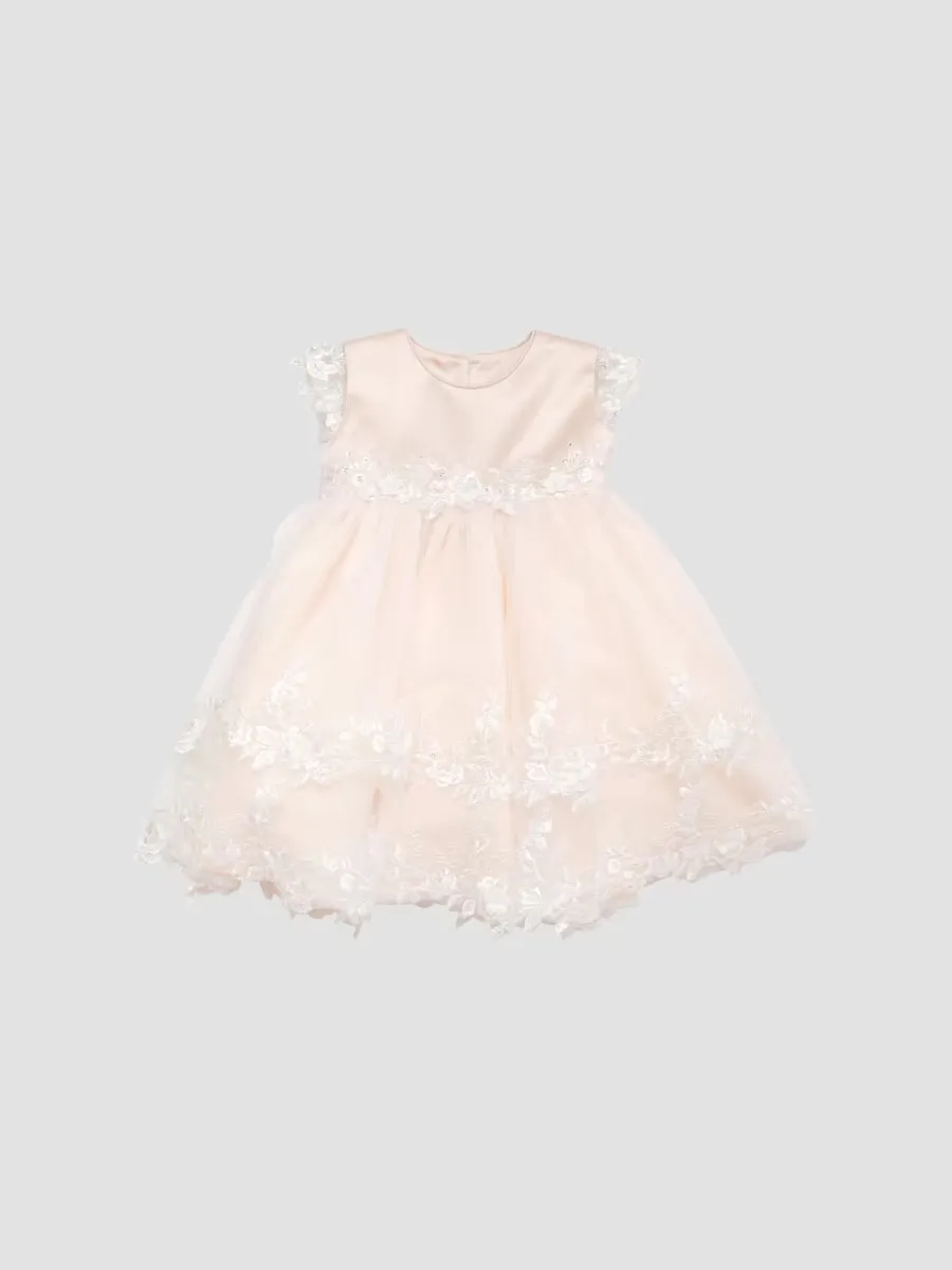 Satin, Tulle & Lace Dress by Macis Design