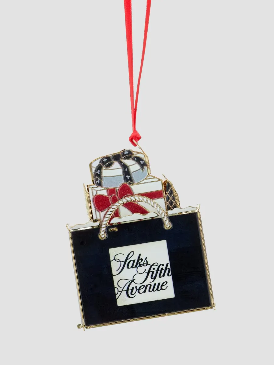 24K Goldplated Shopping Bag Ornament by Michael Storrings