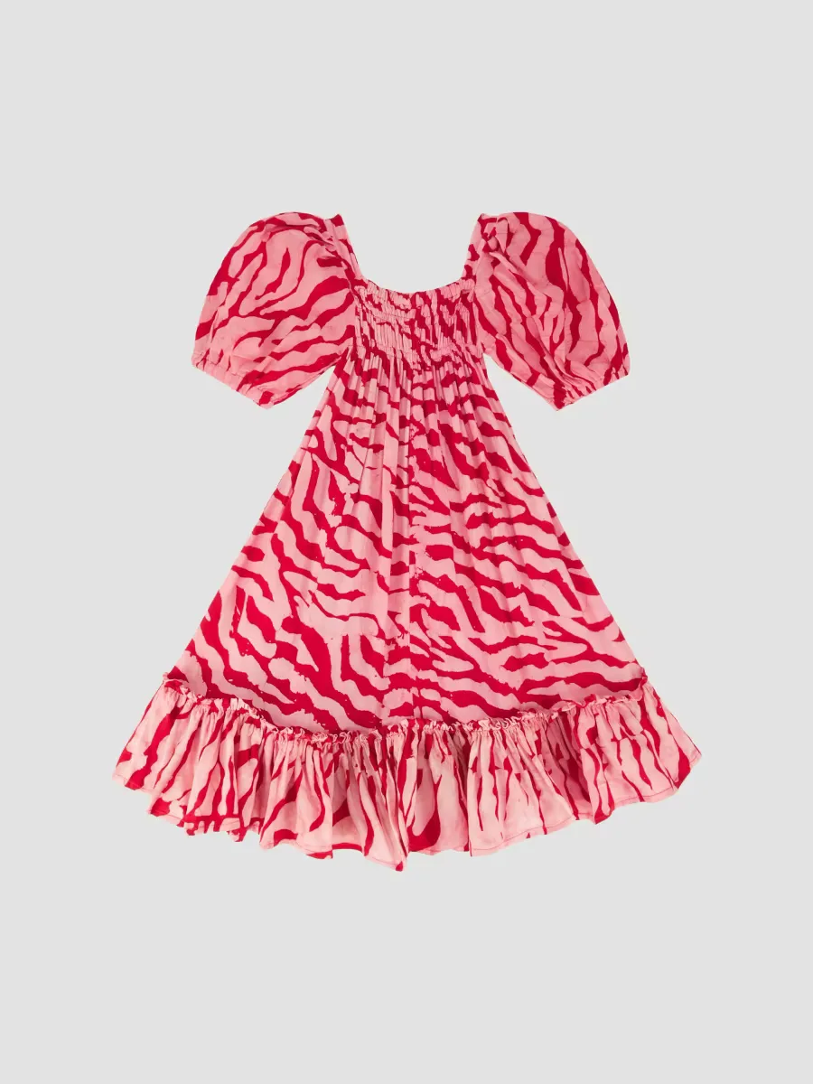 Nike Printed Smocked Dress by Elisamama