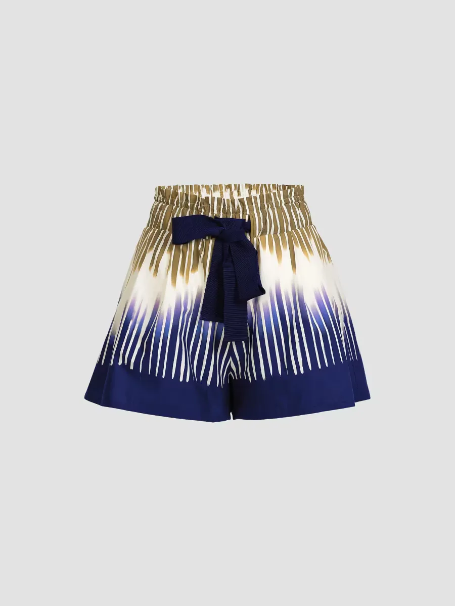 Giorgio Dyed Cotton Shorts by Silvia Tcherassi