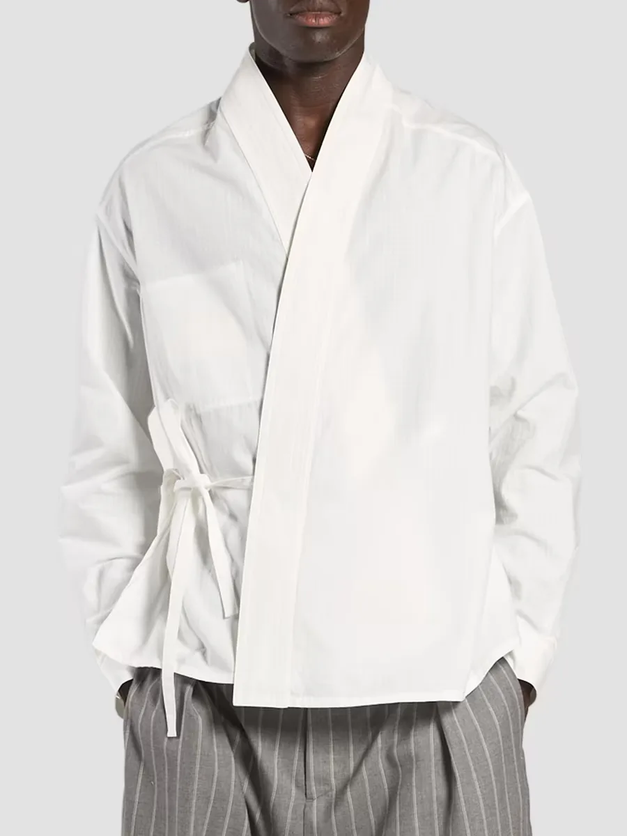 Cotton Kimono-Style Shirt by Mordecai