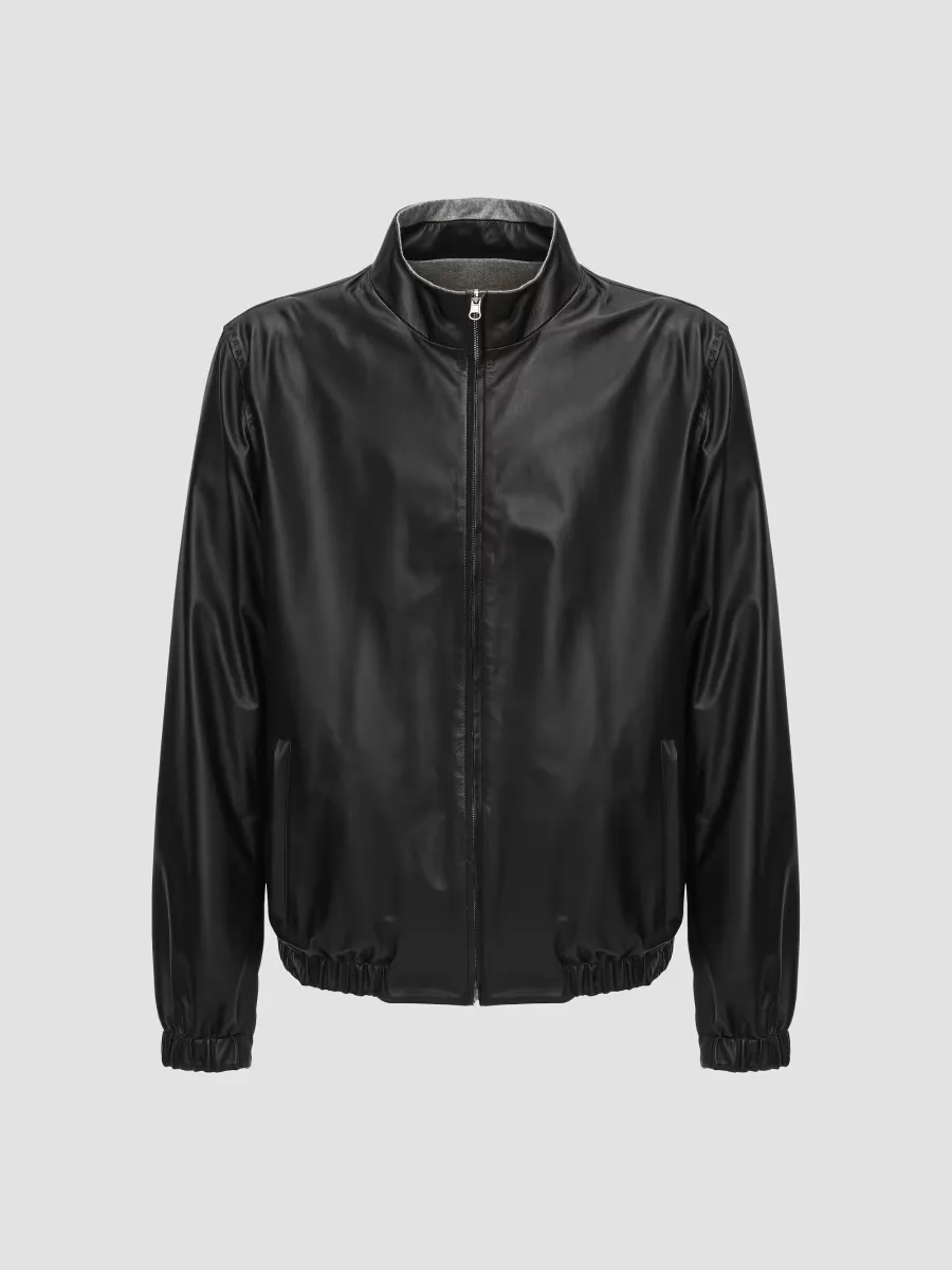 Light Nappa Leather Reversible Jacket by Gorski
