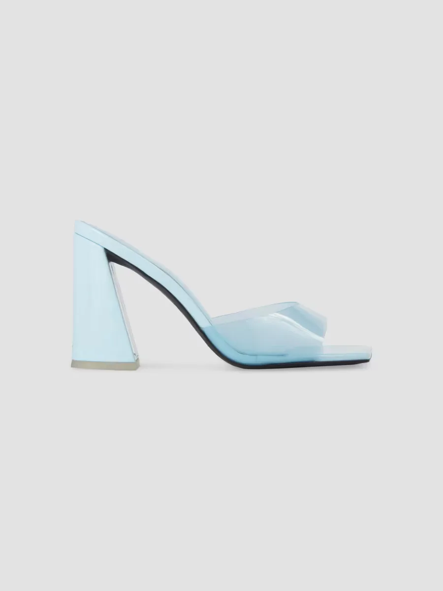 Joanna High Heel Mule by Black Suede Studio