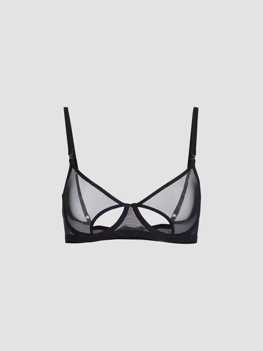 Brienne Mesh Balconette Bra by Kiki de Montparnasse